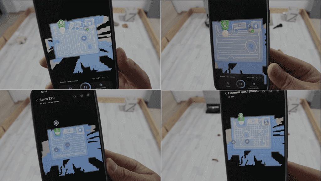 „Roborock Saros Z70“: objektų atpažinimas visiškoje tamsoje