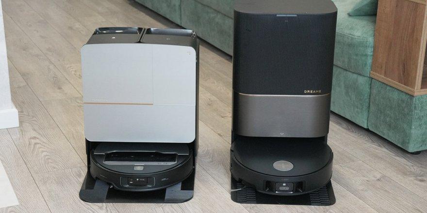 „Dreame X50 Ultra Complete“ ir „Roborock Saros Z70“
