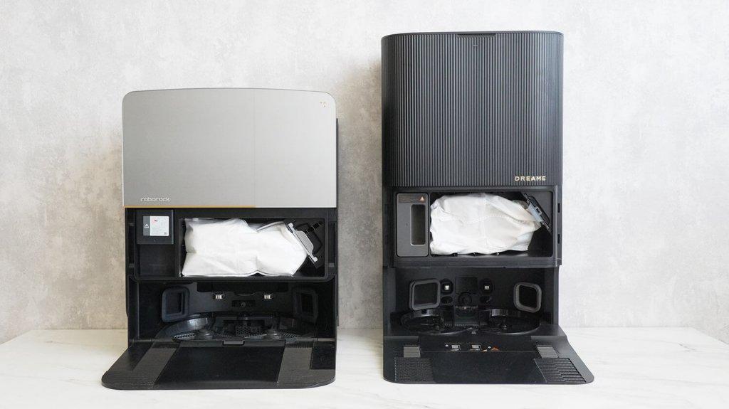 „Roborock Saros Z70“ ir „Dreame X50 Ultra Complete“: stotys