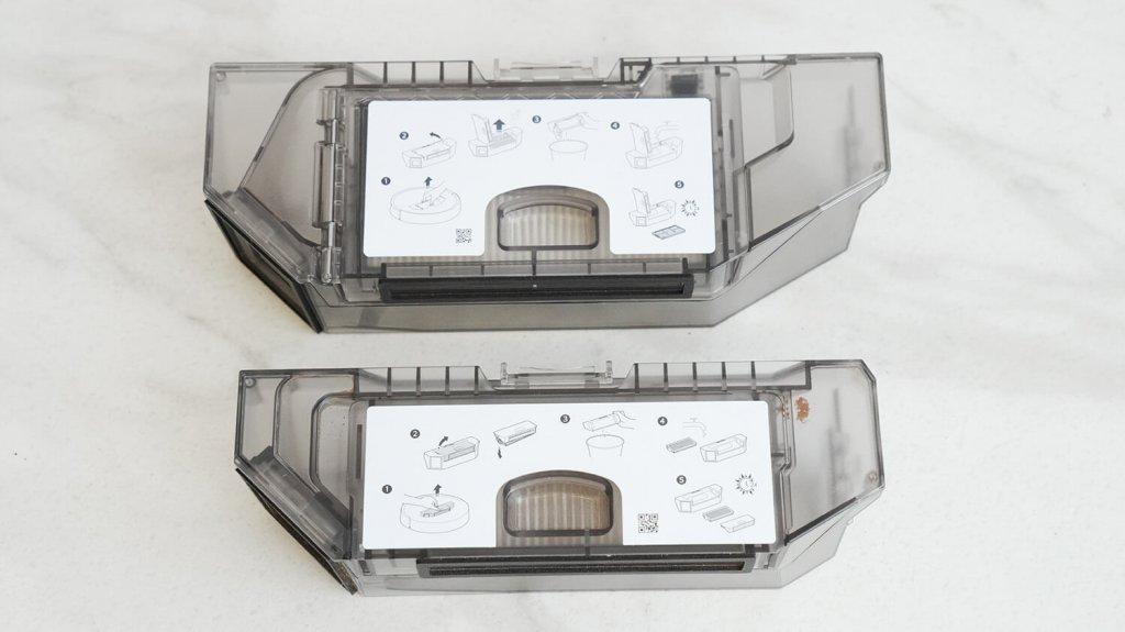 „Roborock Saros Z70“ ir „Saros 10R“: dulkių surinktuvo palyginimas