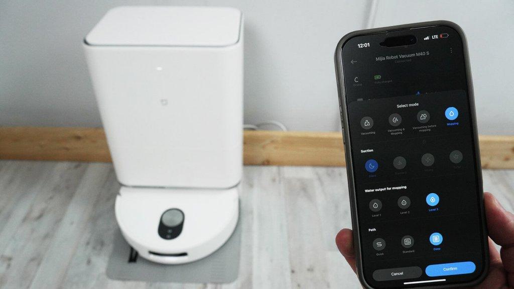 „Xiaomi Mijia M40s“: programų valdymas