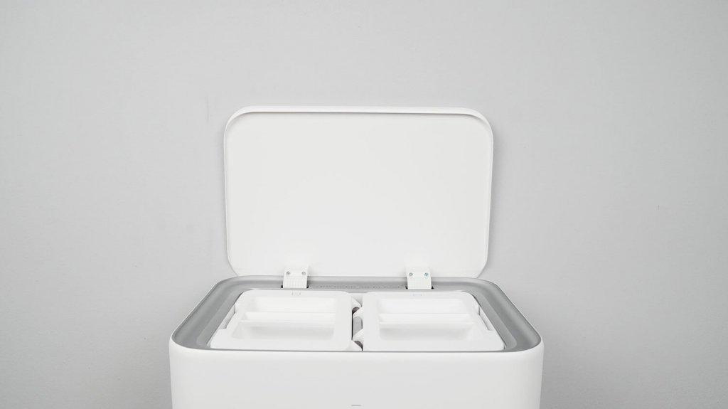 Xiaomi Mijia M40s: vandens rezervuarai