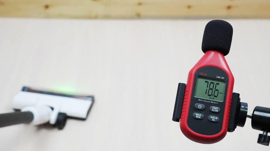 Deerma T10W: triukšmo lygis