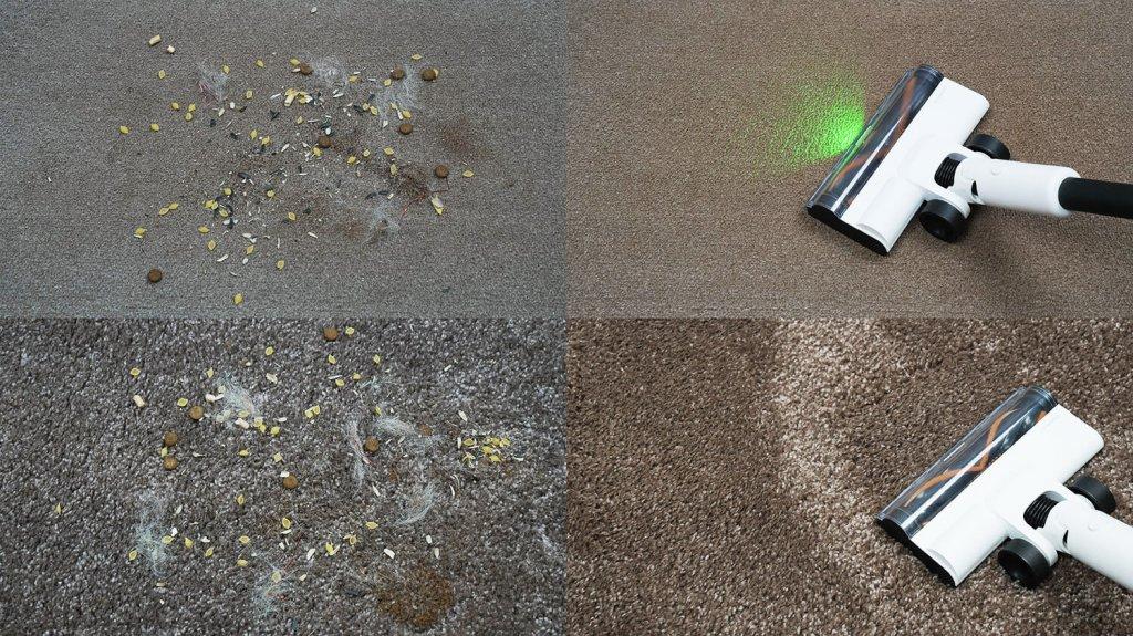 Deerma T10W: Kilimų valymas