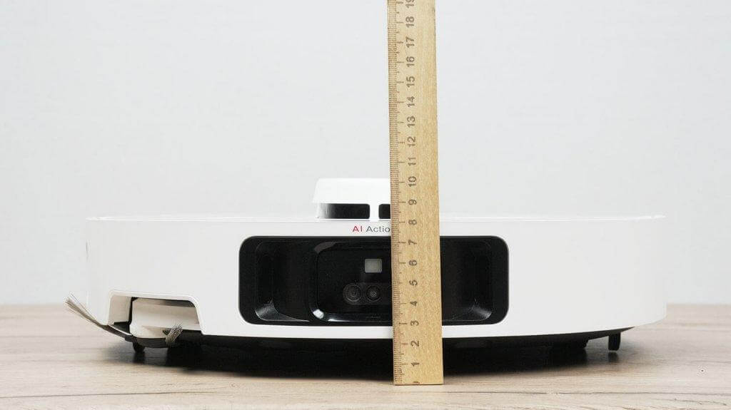 „Dreame L40s Pro Ultra“: korpuso aukštis