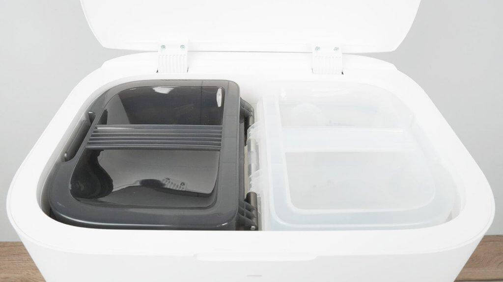 Dreame L40s Pro Ultra: vandens rezervuarai