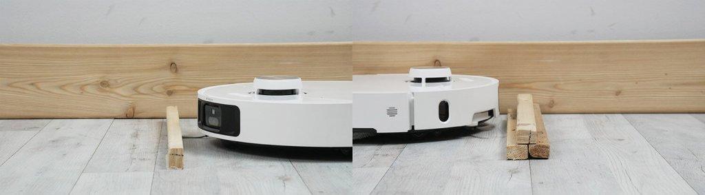 „Dreame L40s Pro Ultra“: 3 ir 4 cm slenksčio važiavimas