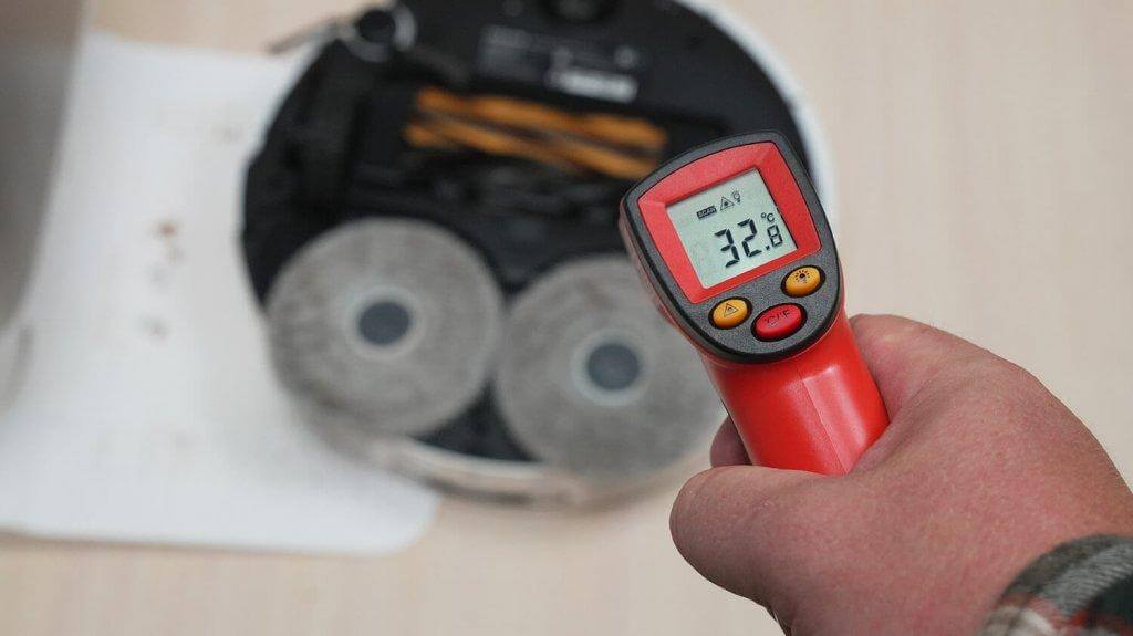 „Dreame L40s Pro Ultra“: audinio temperatūra po skalbimo