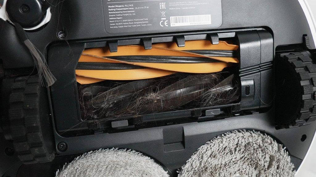 Dreame L40s Pro Ultra: valymo modulio būsena