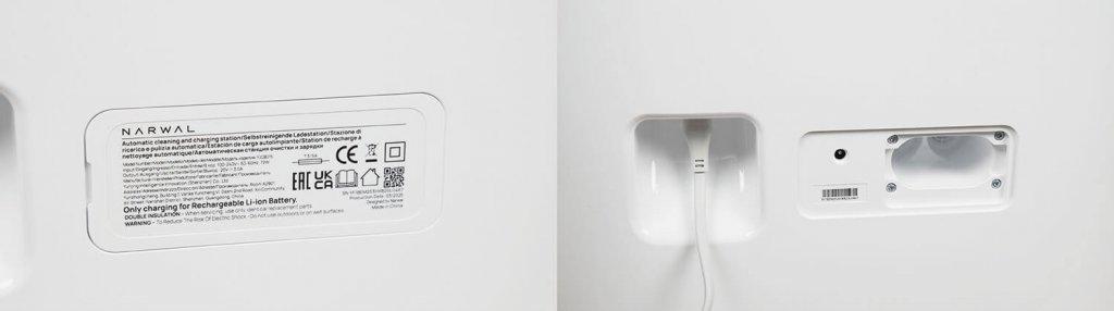 „Narwal Freo X Ultra“: alkūnės, skirtos prijungti prie kanalizacijos ir šalto vandens tiekimo