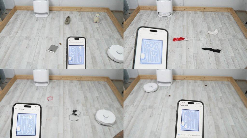 „Narwal Freo X Ultra“: objektų aptikimas ant grindų