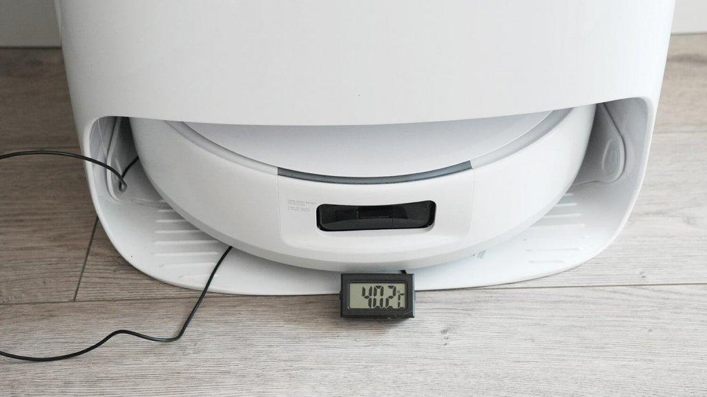 Narwal Freo X Ultra: servetėlių džiovinimo temperatūra