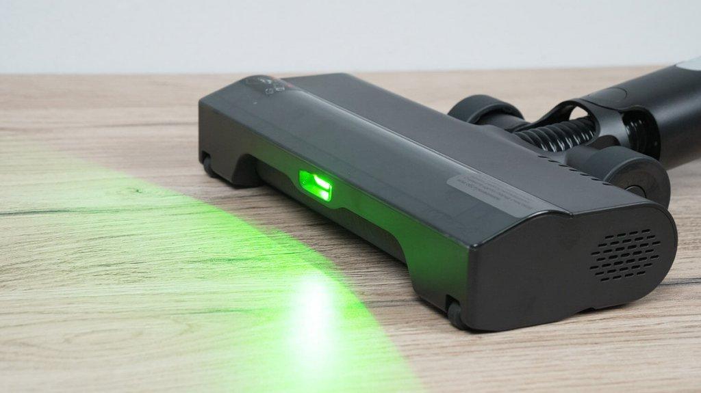 Roborock H60 Hub Ultra: apšvietimas