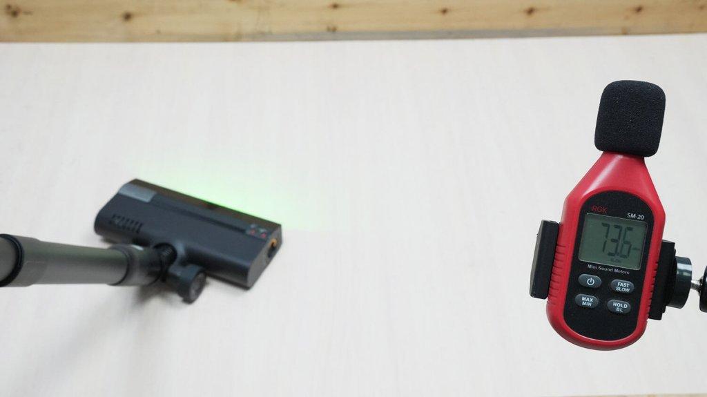 „Roborock H60 Hub Ultra“: triukšmo lygis