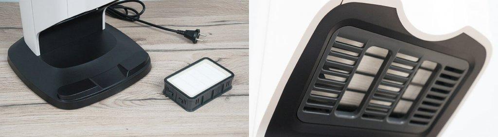 „Roborock H60 Hub Ultra“: HEPA filtras stotyje