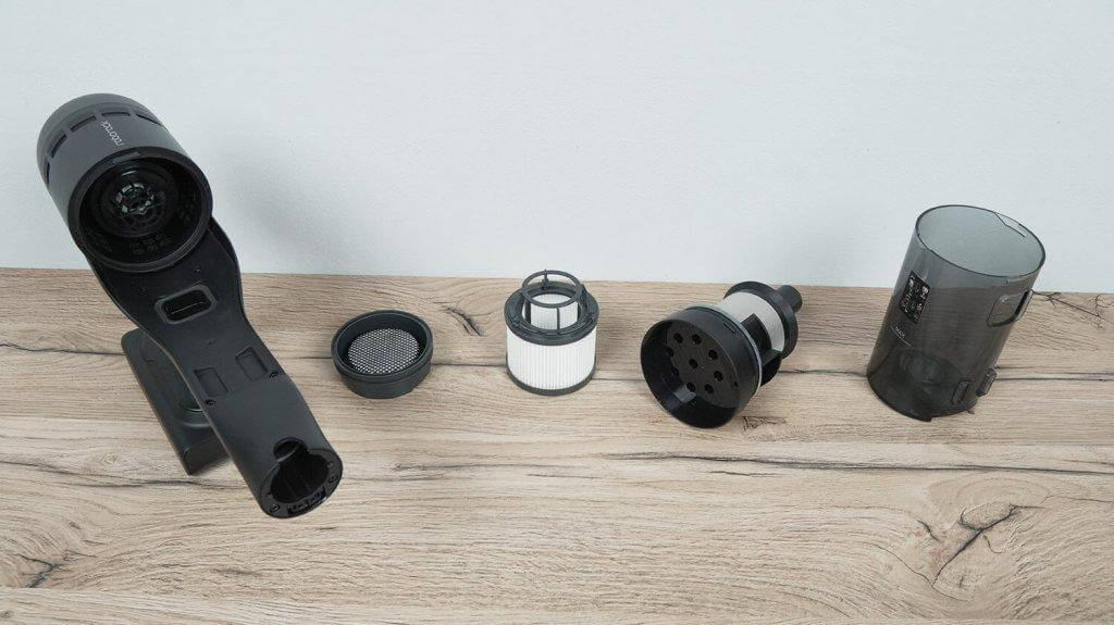 Roborock H60 Ultra: filtravimo sistema