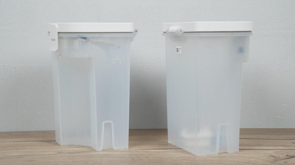 Roborock Qrevo CurvX: Vandens rezervuarai