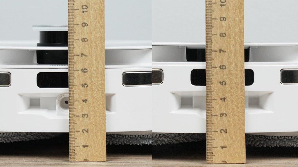 Roborock Qrevo CurvX: Kūno ūgis