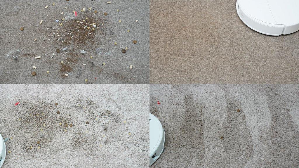 Roborock Qrevo CurvX: Kilimų valymas