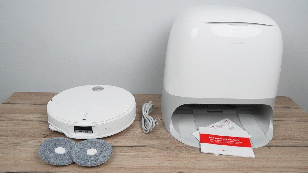 „Roborock Qrevo CurvX“: pakuotės turinys