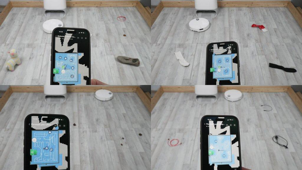 Roborock Qrevo CurvX: Grindų objektų atpažinimas