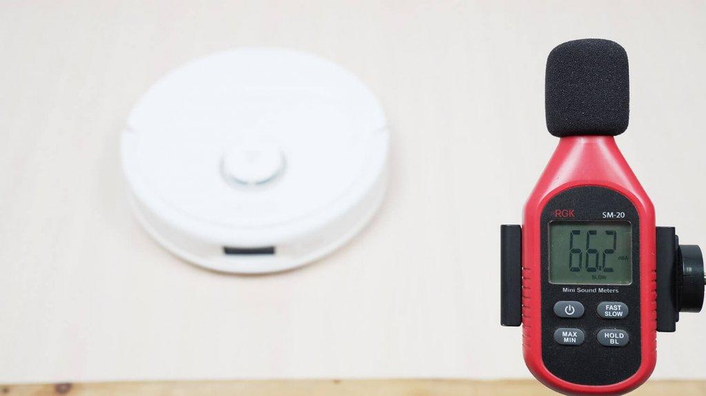 Roborock Qrevo C: Triukšmo lygis