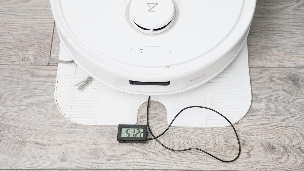 „Roborock Qrevo C“: džiovinimo temperatūra