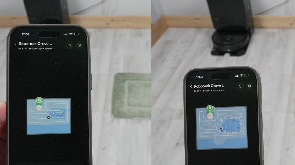 Roborock Qrevo L: šlapias valymas ir kilimai