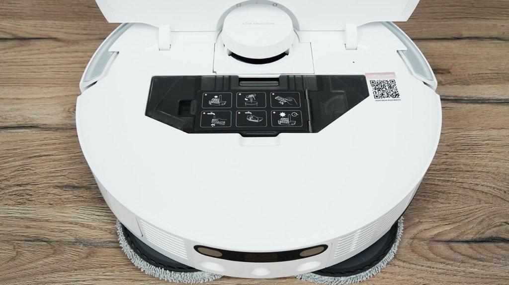 Trouver P50 Pro Ultra: dulkių dėžės vieta