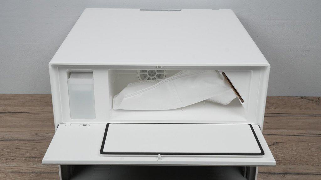 „Xiaomi Mijia M40s“ (OV21CNRD): ploviklio bako ir maišelio vieta