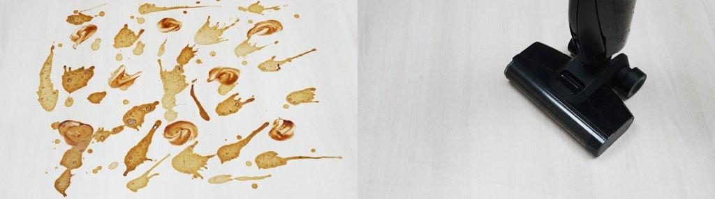 Deerma VX100 Ultra: dėmių šalinimas