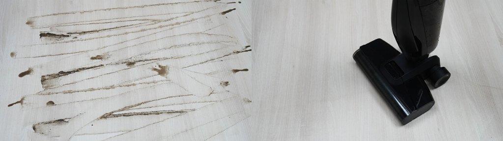 „Deerma VX100 Ultra“: grindų valymas nuo nešvarumų