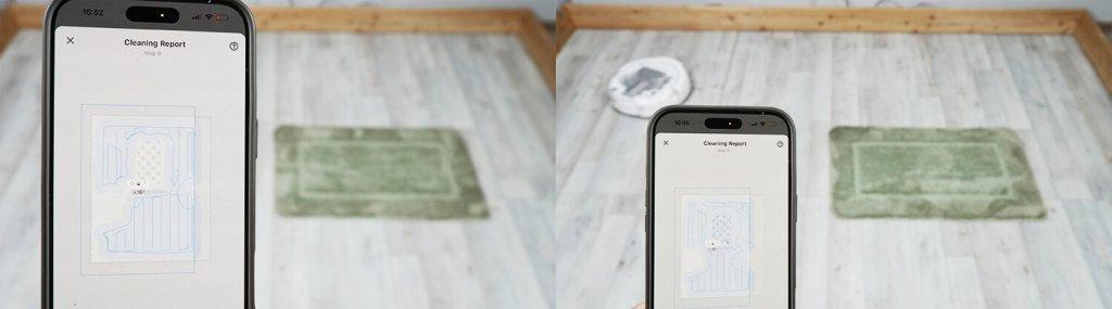 DJI ROMO P: šlapias valymas ir kilimai