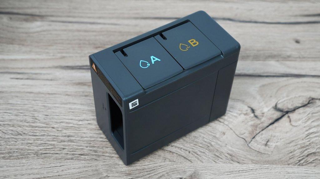 „Dreame Aqua 10 Ultra Roller Complete“: dviejų skyrių skalbimo priemonės bakelis