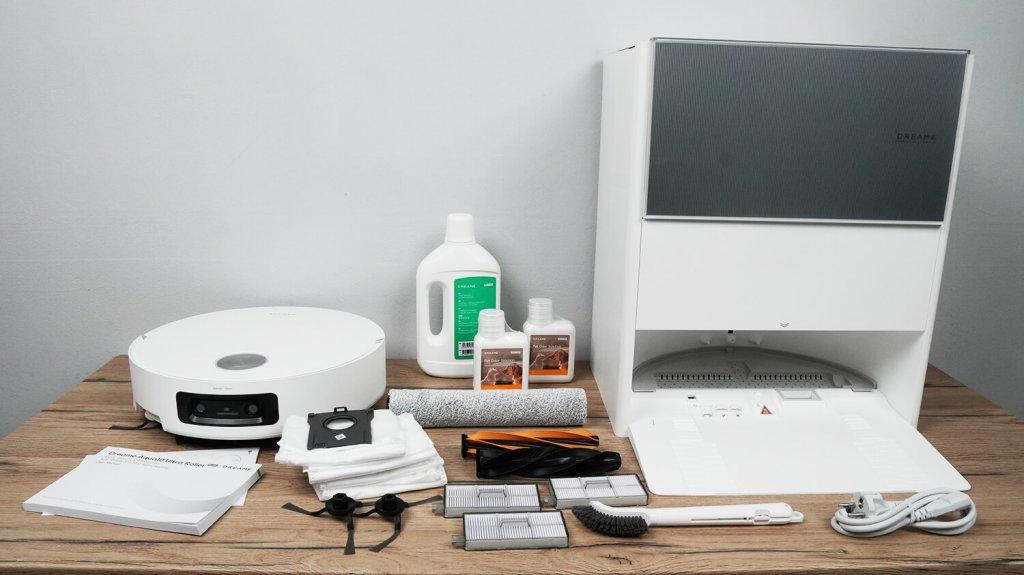 „Dreame Aqua 10 Ultra“ volelis: pakuotės turinys