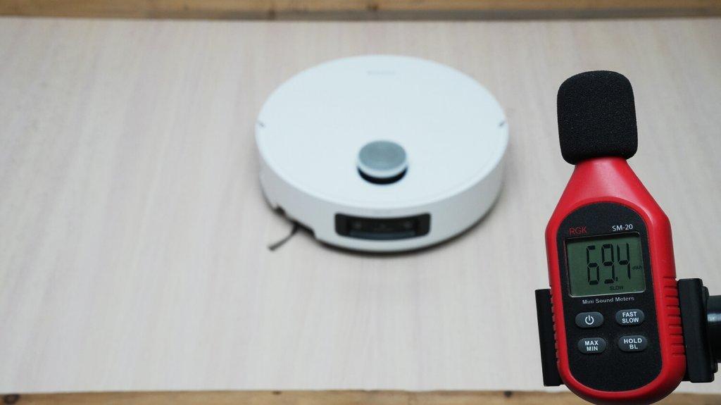 „Dreame Aqua 10 Ultra Roller Complete“: triukšmo lygis