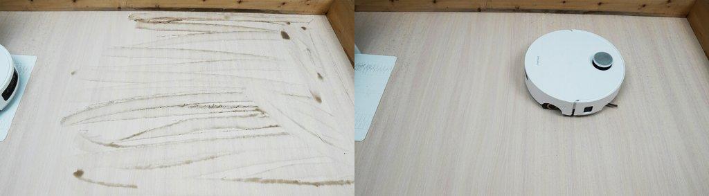 „Dreame Aqua 10 Ultra Roller Complete“: grindų valymas nuo purvo