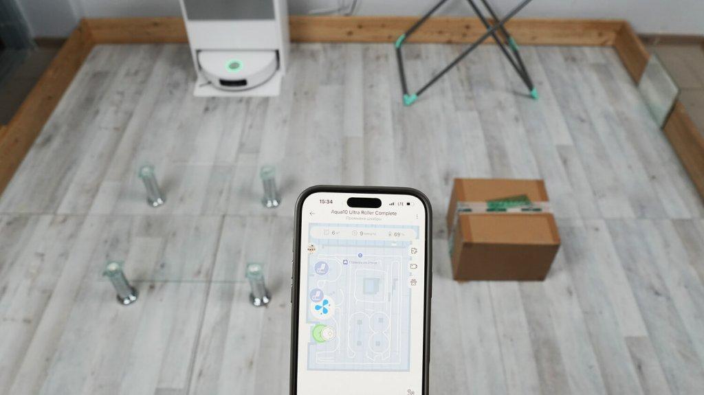 „Dreame Aqua 10 Ultra Roller Complete“: įveikite kliūčių ruožą