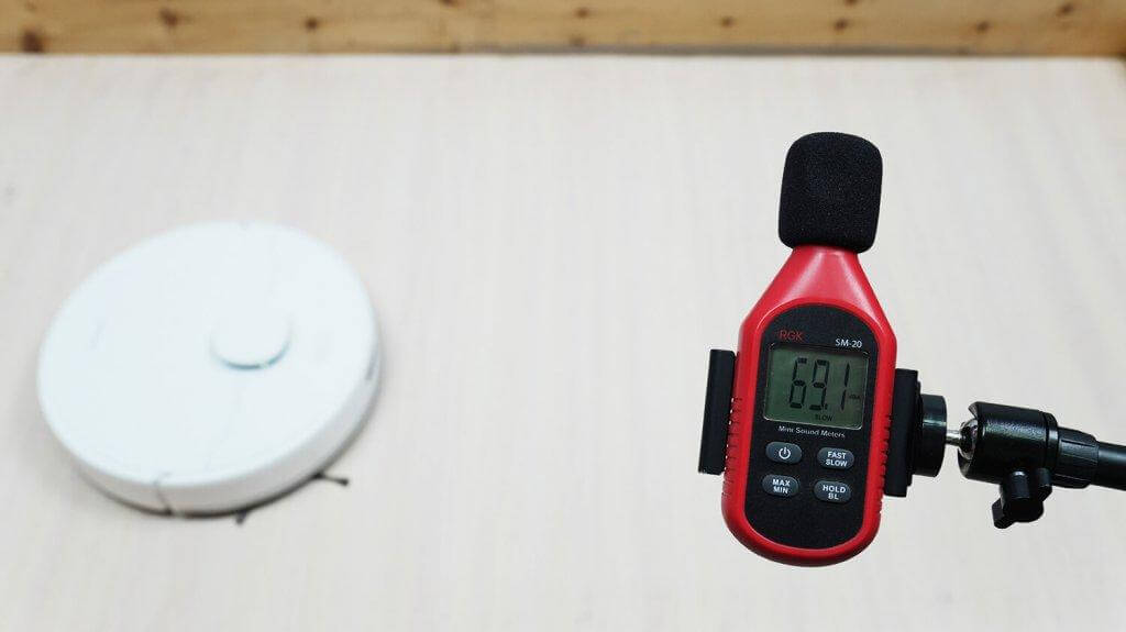 Dreame F10: triukšmo lygis