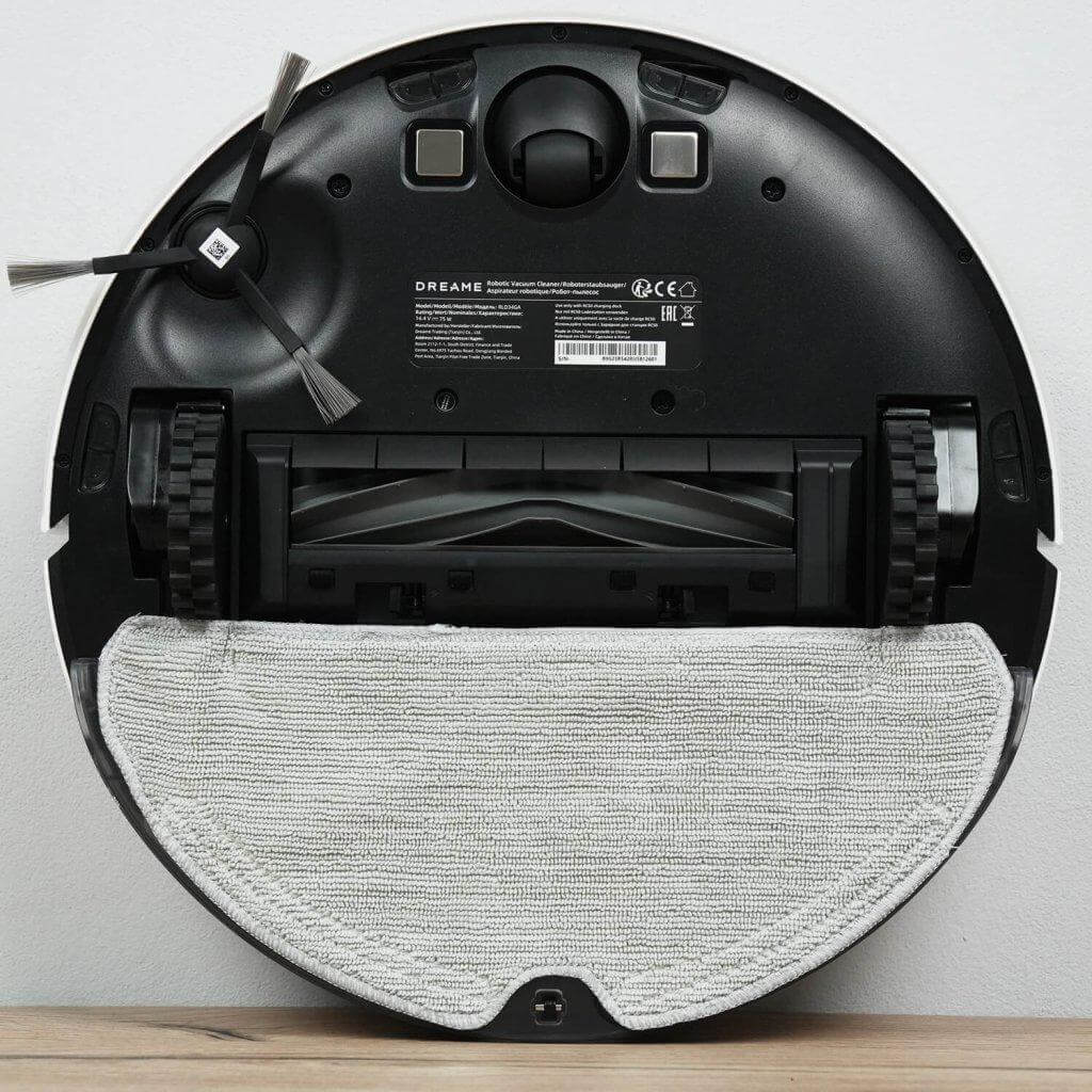 Dreame F10: vaizdas iš apačios