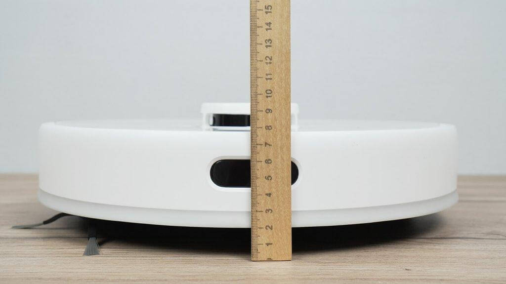 Dreame F10: Korpuso aukštis