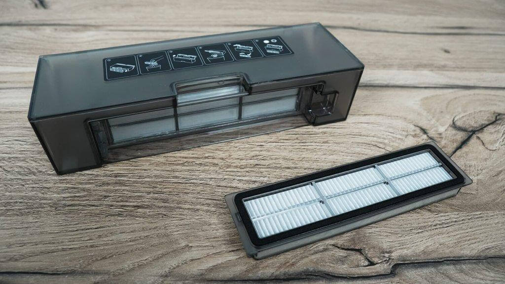 Dreame F10: filtravimo sistema