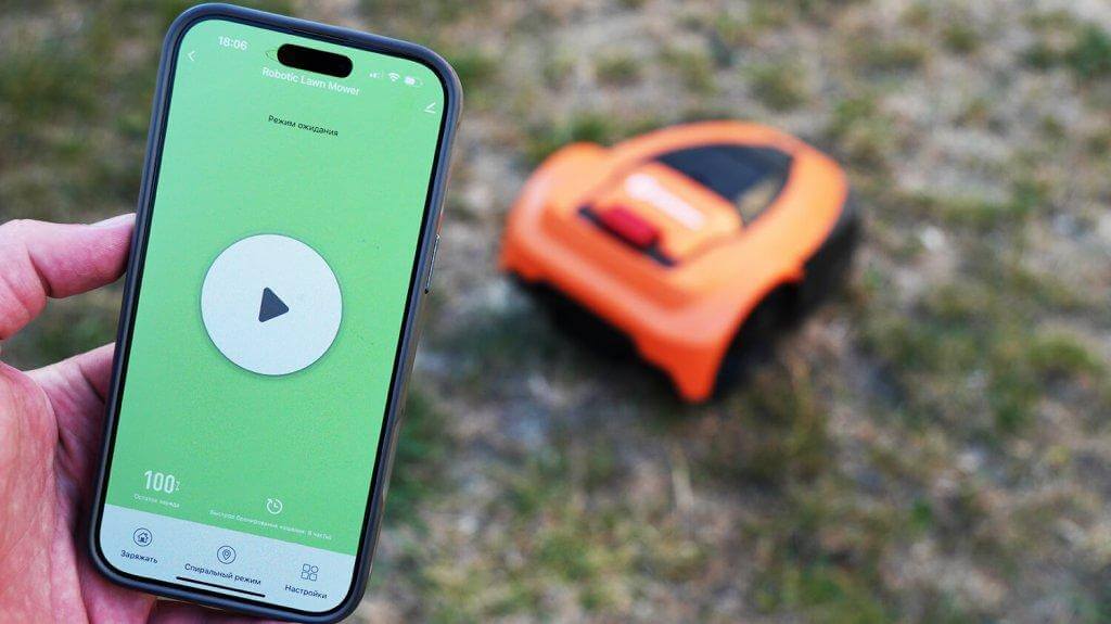 „Robokos RM600i“: valdymas programėle