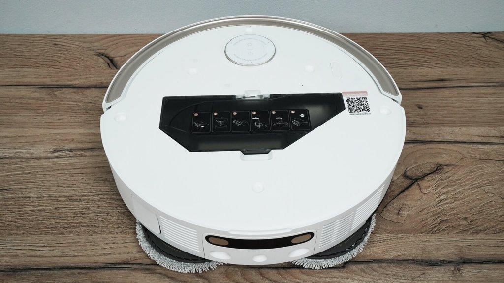 „Trouver V50 Ultra Complete“: dulkių konteinerio vieta