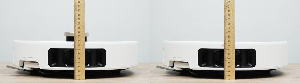 „Trouver V50 Ultra Complete“: korpuso aukštis