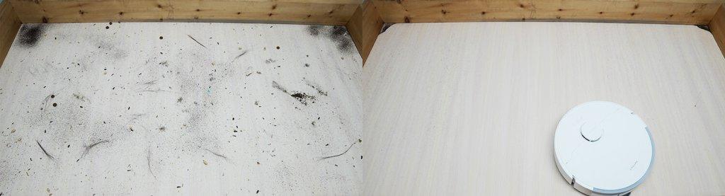 Dreame L40: Sausas valymas