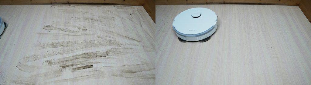 Dreame L40: Grindų valymas nuo purvo