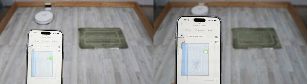 Dreame L40: Šlapias valymas ir kilimai