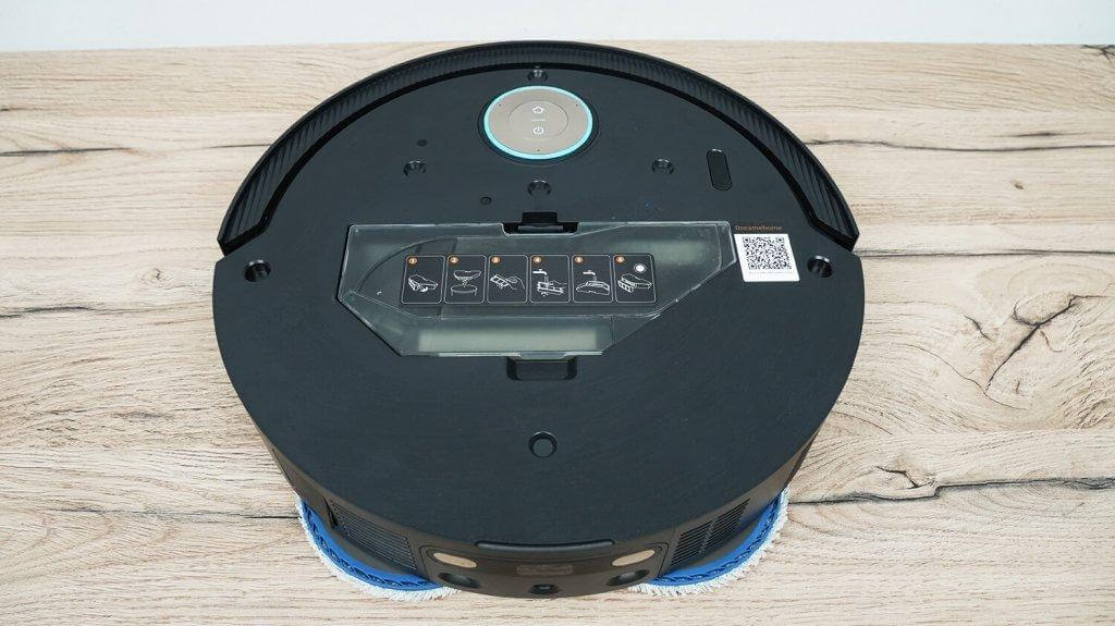 Dreame Matrix10 Ultra: dulkių dėžės vieta