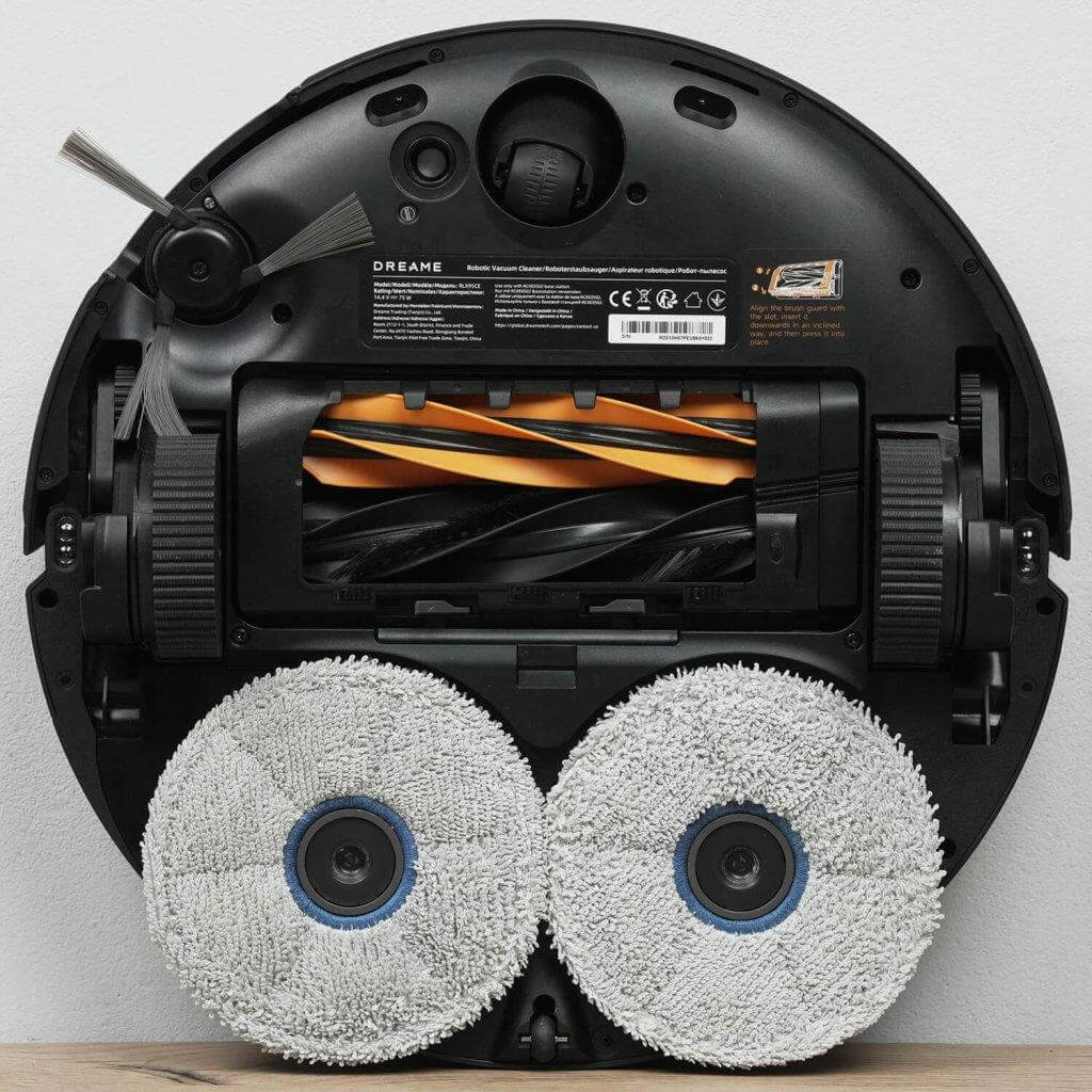 Dreame Matrix10 Ultra: vaizdas iš apačios